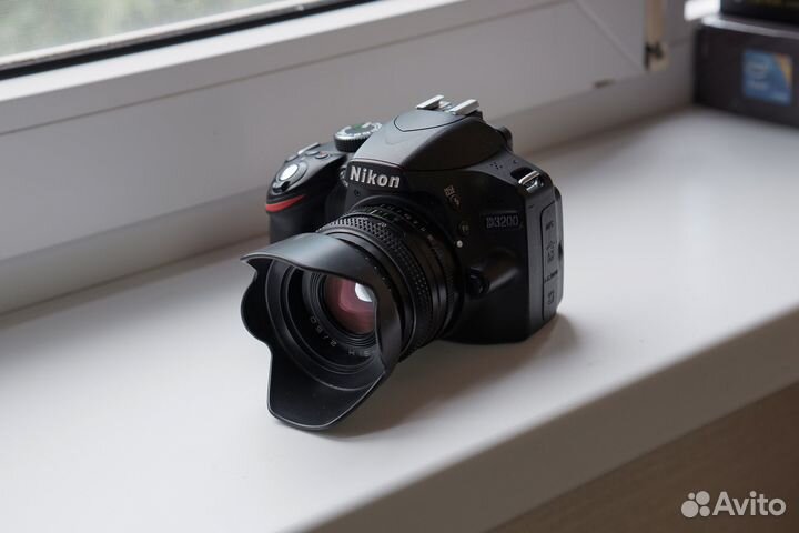 Nikon d3200 + 50мм объектив + допы