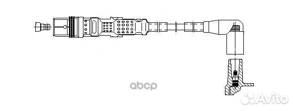 Провод высоковольтный Seat/VW 1a02f85 bremi