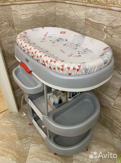 Пеленальный столик с ванночкой Brevi