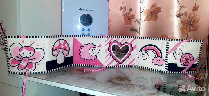 Мягкая развивающая книжка