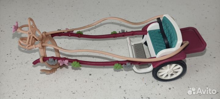 Schleich повозка с лошадью