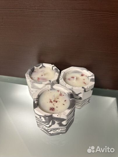 Соевые свечи ручной работы