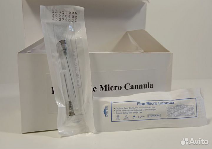 Канюля для контурной пластики 22G50 (игла в компле