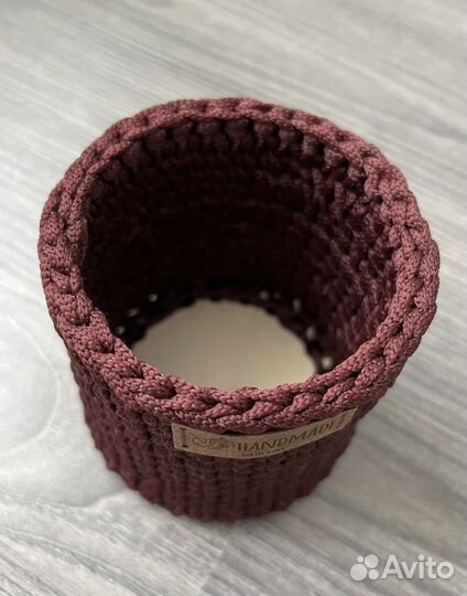 Корзинка из полиэфирного шнура