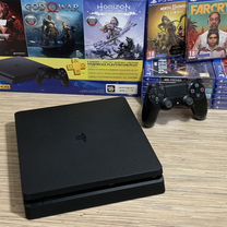 Sony PS4 Slim 1TB PlayStation 4 Гарантия + 40 Игр