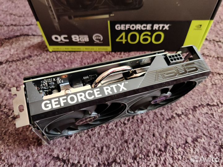 Новая Asus RTX 4060 8GB на гарантии