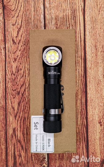 Налобный фонарь Sofirn SP40 + АКБ 3000mAh