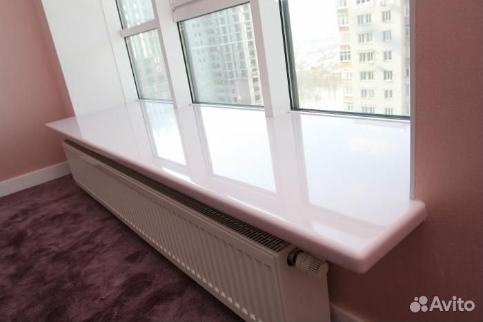 Подоконник из кварца