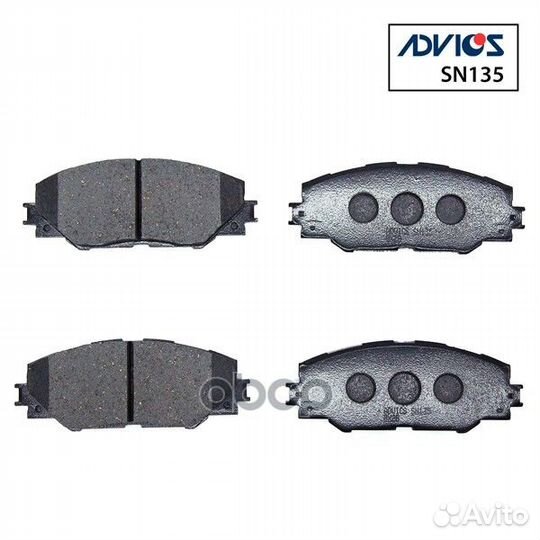 Дисковые тормозные колодки advics SN135 advics