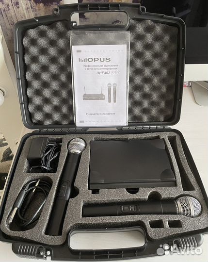 Радиосистема с двумя микрофонами opus UHF 302HH