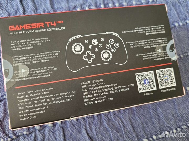 Геймпад gamesir t4 mini nintendo switch новый