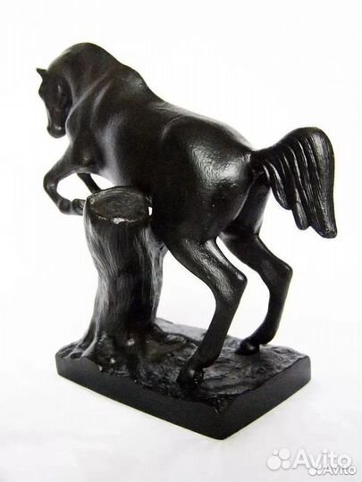 Каслинское чугунное литье. Конь пень. Касли 1989 г