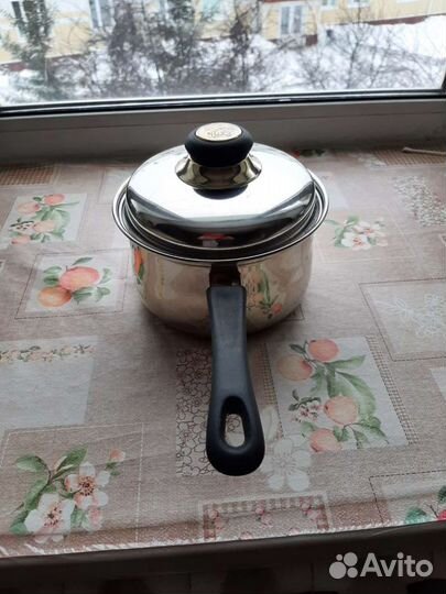 Ковш С крышкой новый сковорода С крышкой