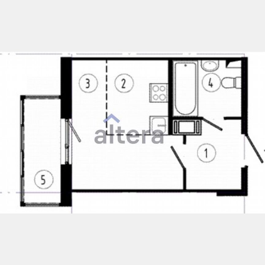 Квартира-студия, 23,3 м², 9/12 эт.