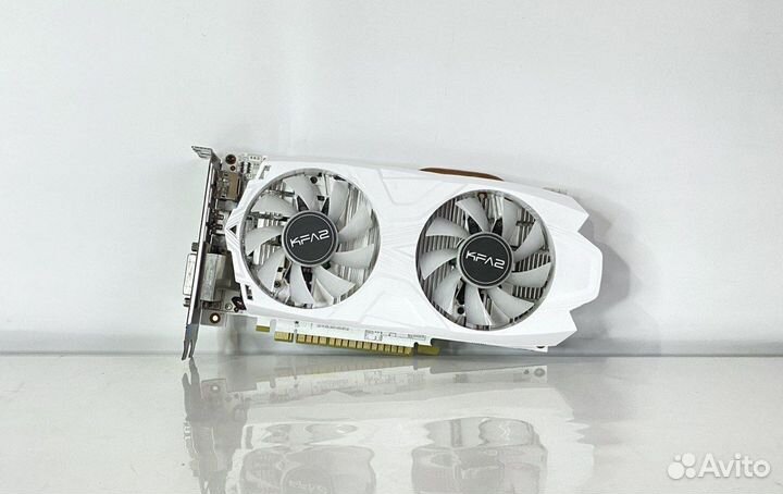 Видеокарта GTX 1050 Ti 4GB EX OC White