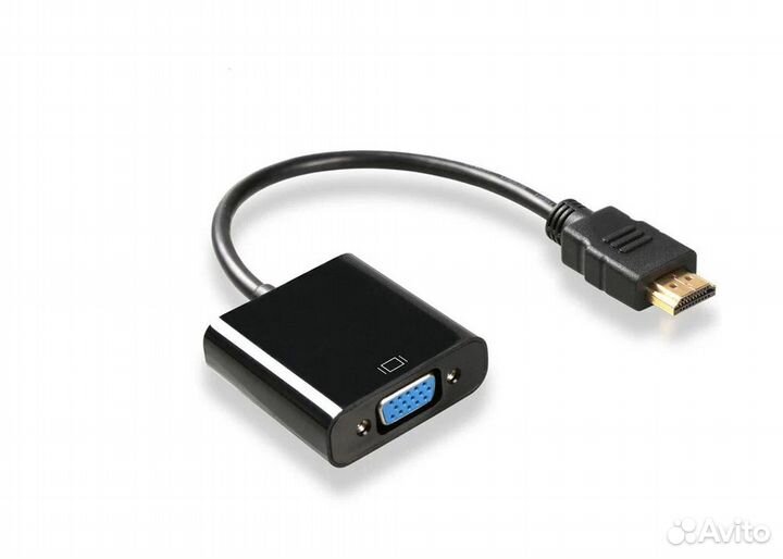 Переходник hdmi (male) x VGA (female) AUX Afkas-no