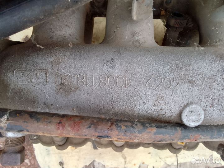 Впускной коллектор змз 406 инжектор в сборе