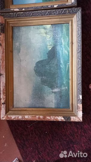 Картина маслом на холсте бу