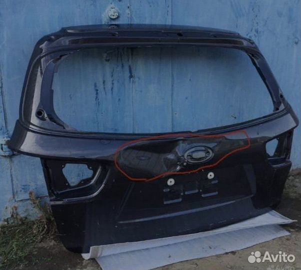 Kia Sorento 3 Prime Крышка багажника под ремонт