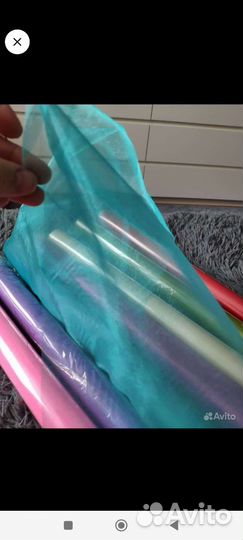 Ткань органза флористическая