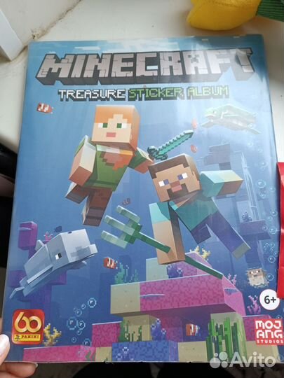 Журнал с наклейками Minecraft
