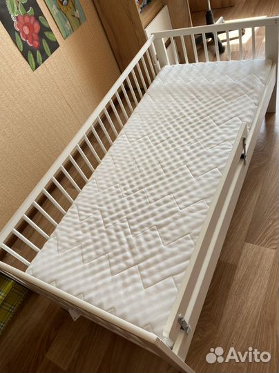 Детская кровать IKEA luroy односпальная