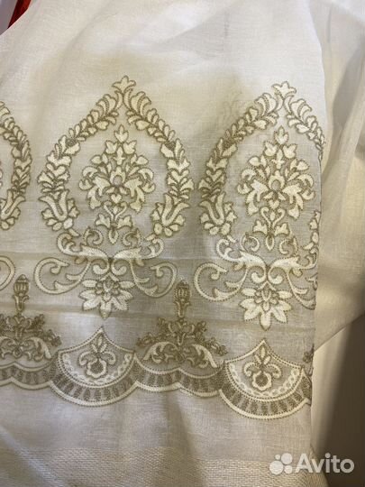 Ткань для штор вышивка