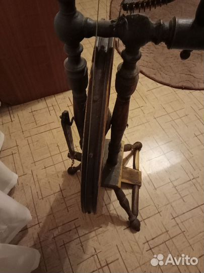 Прялка деревянная старинная