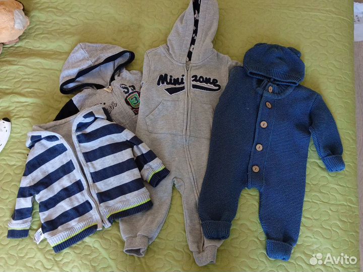 Вещи пакетом на мальчика, размер 62-80