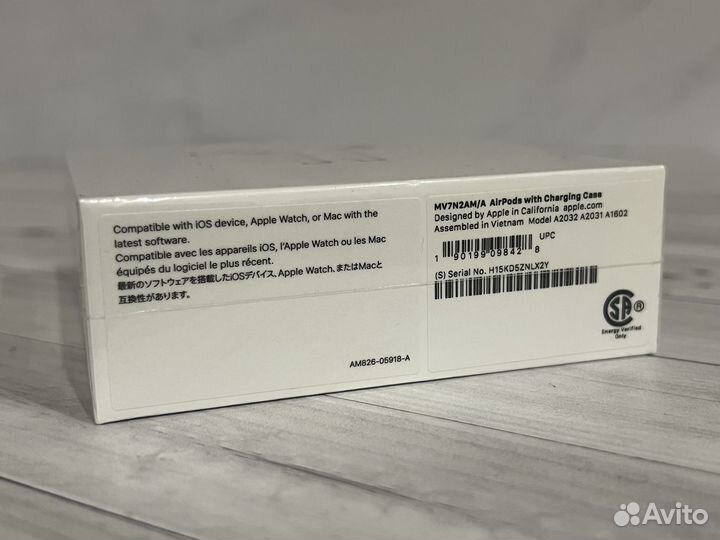 Новые Airpods 2 (на гарантии, чек)