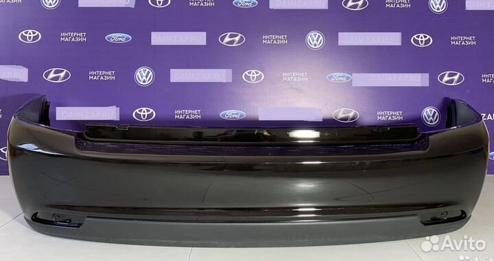 Бампер задний Лада Приора черная пантера