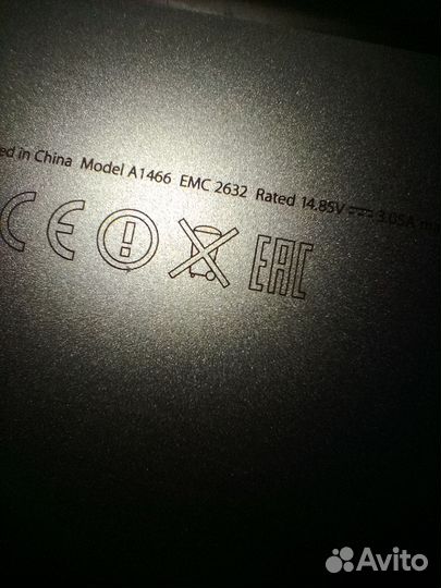 Apple MacBook Air A1466 дефекты неисправность