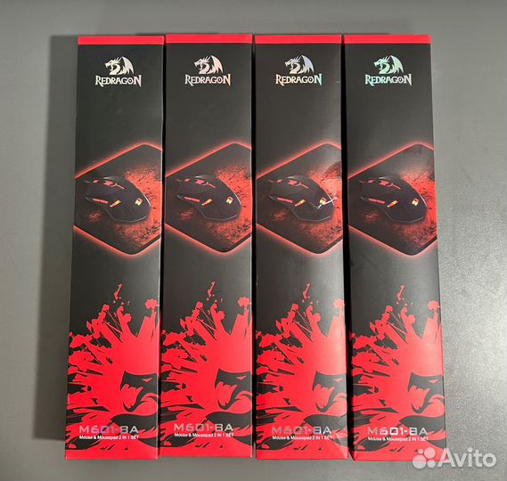 Игровой набор Redragon мышь+коврик