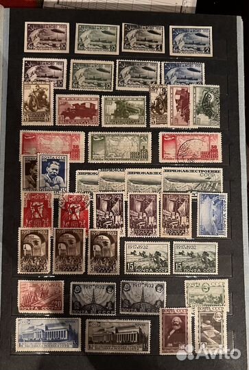 Почтовые марки СССР 1930-1938