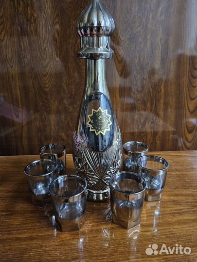 Графин с рюмками СССР