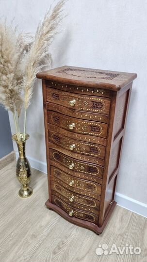 Тумба прикроватная деревянная