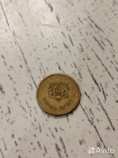 Марокканская монета 10 сантим