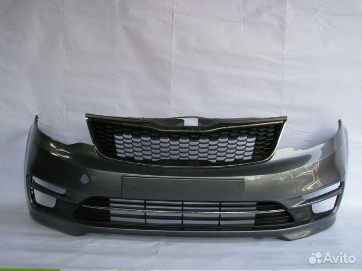 Kia Rio 3 Передний бампер 2015+