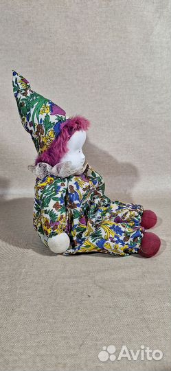 Кукла клоун Винтаж