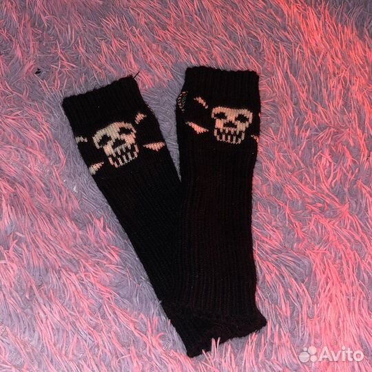 Митенки вязаные