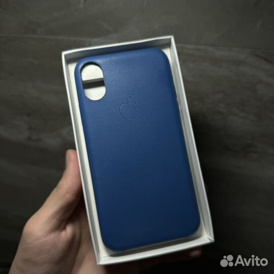 Кожаный чехол на iPhone X/XS