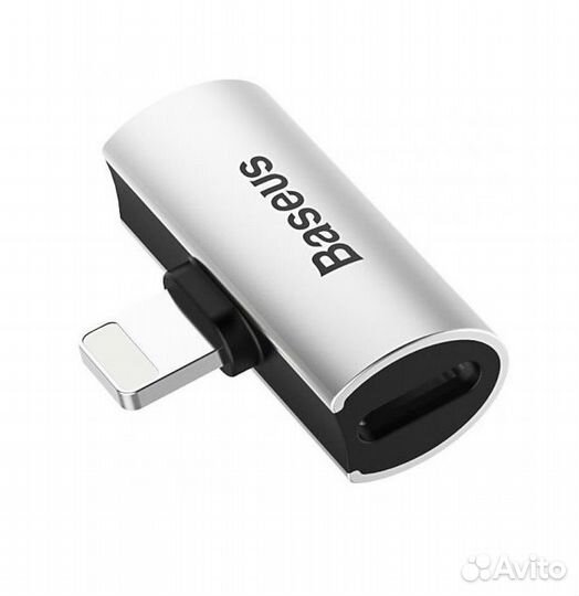 Переходник baseus L46 Male, Lightning - 2Lightning