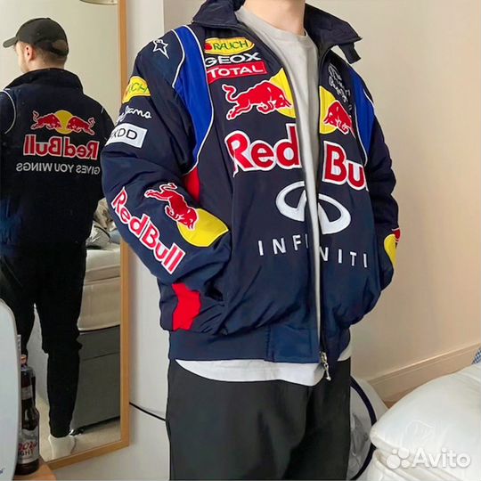 Винтажная гоночная куртка red bulll