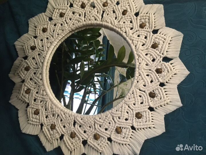 Зеркало в технике макраме