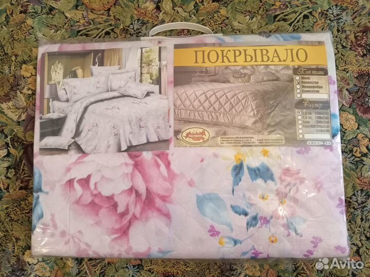 Покрывало / летнее одеяло Розовое лето