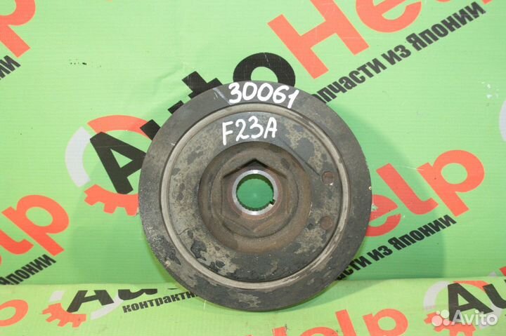 Шкив коленвала honda accord CF6 F23A 1 ремень