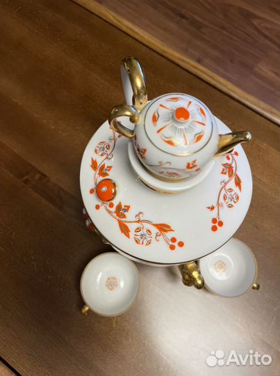 Набор для вина «Веселый самоварчик» сделан в СССР