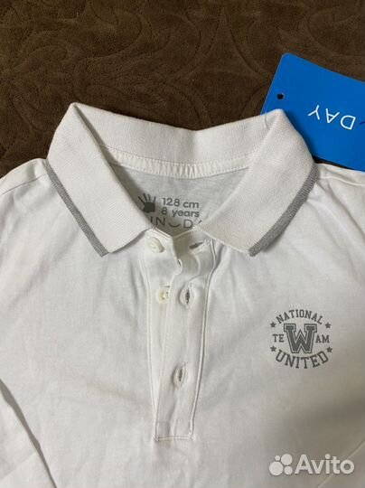 Поло для мальчика новое на рост 128 см