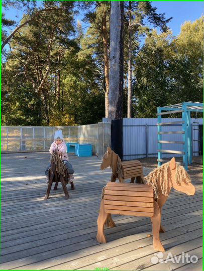 Лошадка на праздник для фотозоны для активных игр