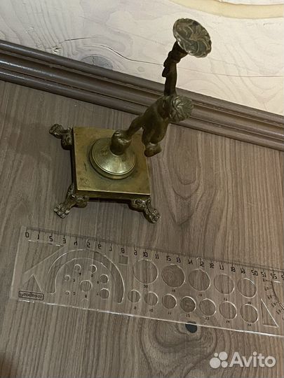 Путти конфетница ваза подсвечник латунь бронза